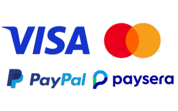 Visa Mastercard PaypPal Paysera